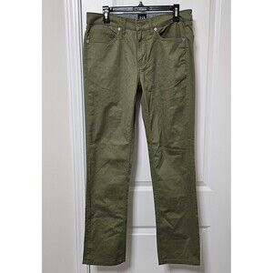 NWT Gap City Pants Jeans Men's 32x32 (32x30.5) Straight Leg Mid Rise Green